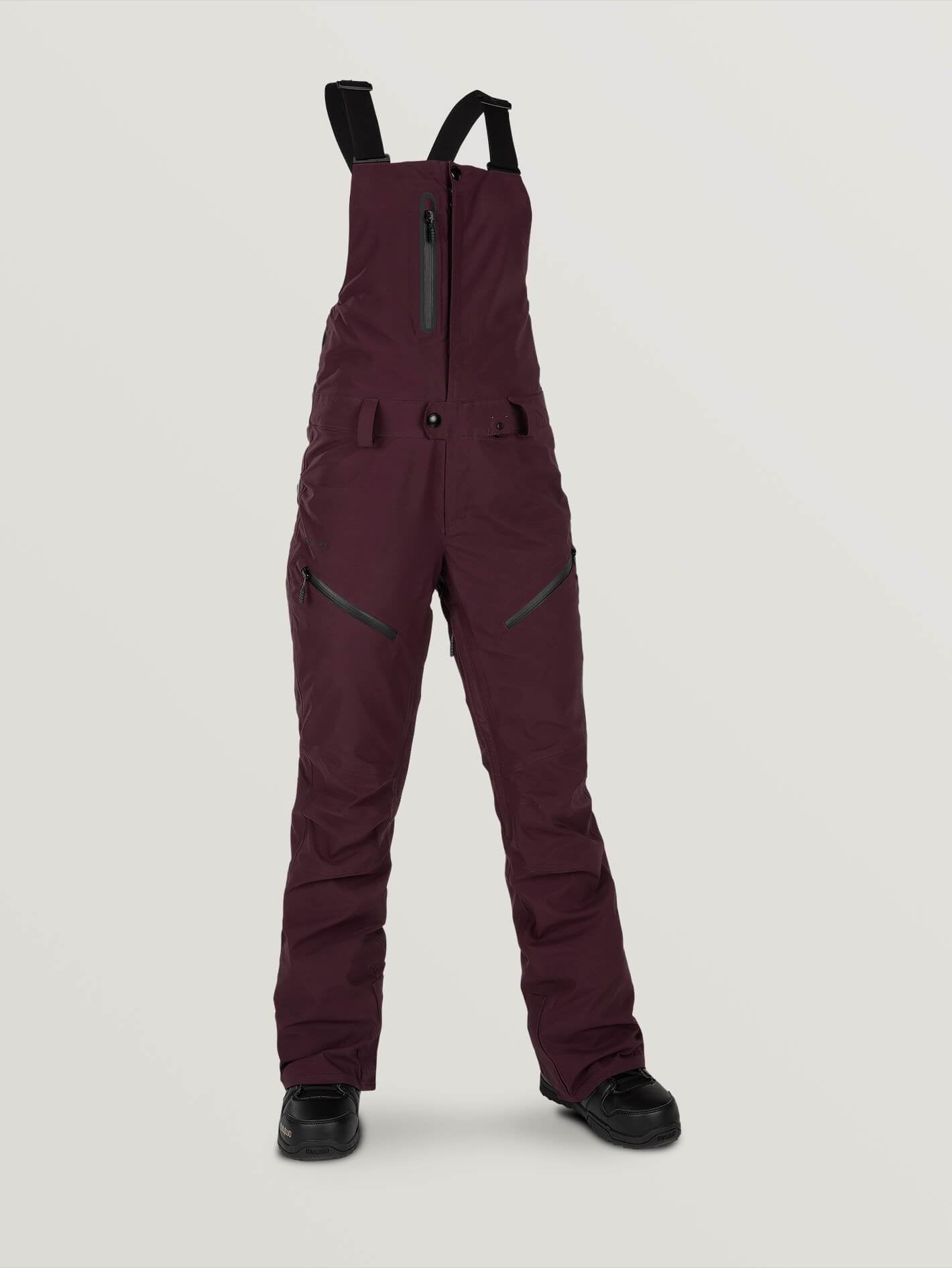 Womens Elm Gore-Tex Bib Overall - Merlot