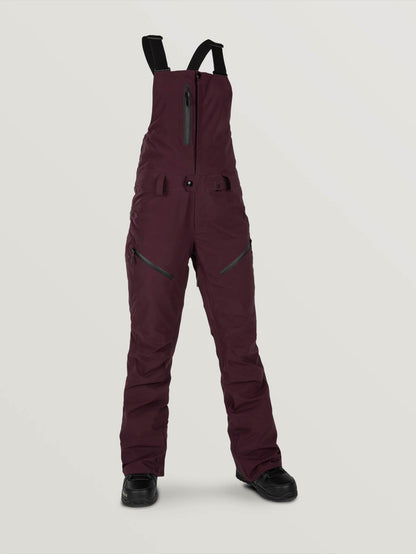 Womens Elm Gore-Tex Bib Overall - Merlot