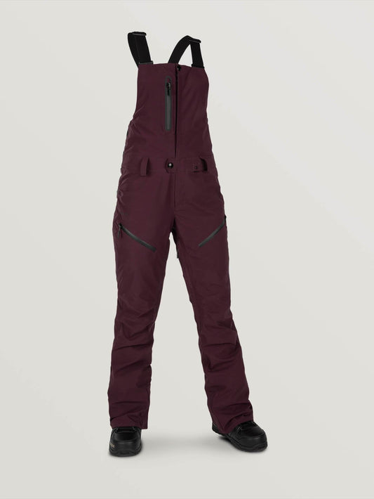 Womens Elm Gore-Tex Bib Overall - Merlot