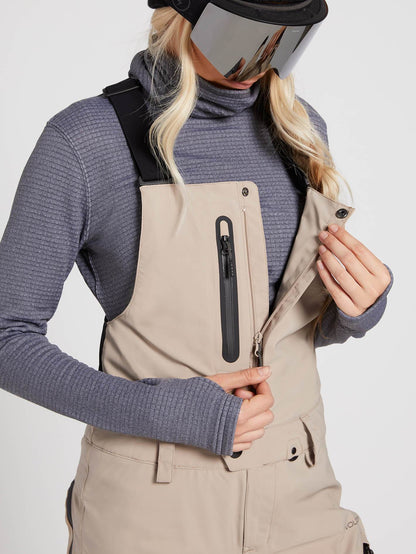 Womens Elm Gore-Tex Bib Overall - Sand Brown