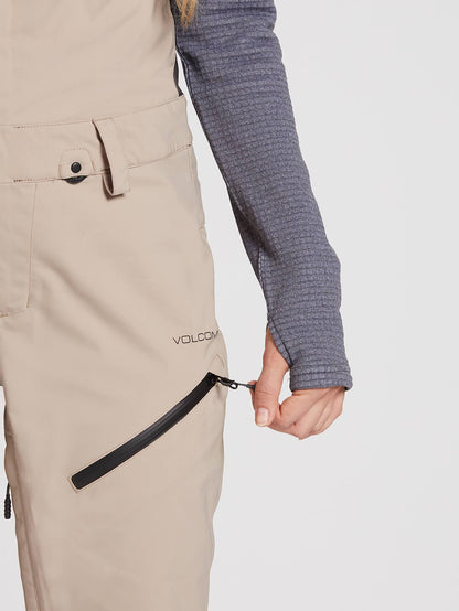 Womens Elm Gore-Tex Bib Overall - Sand Brown