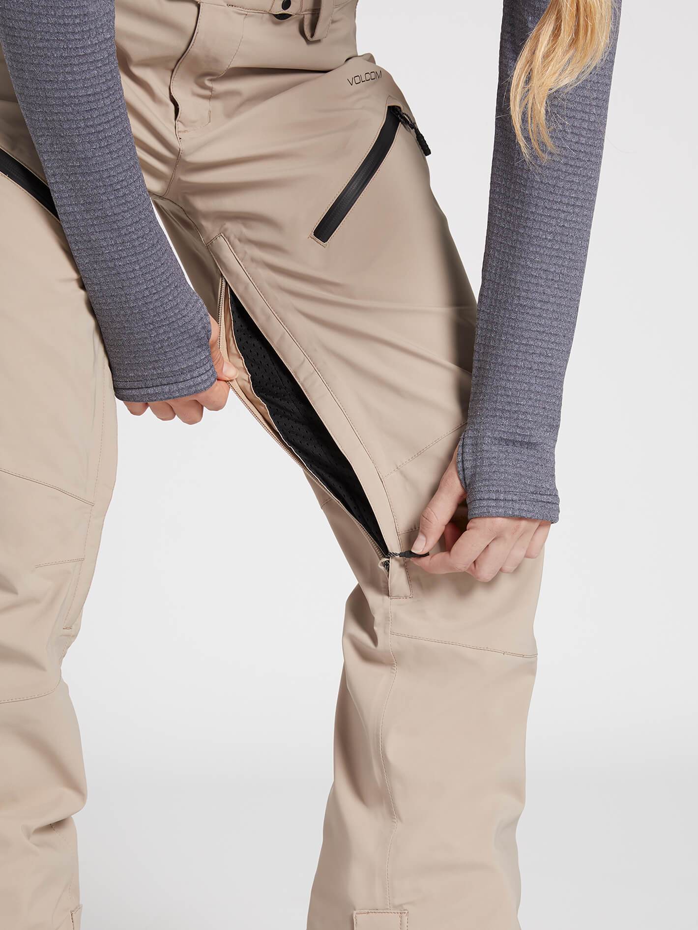 Womens Elm Gore-Tex Bib Overall - Sand Brown