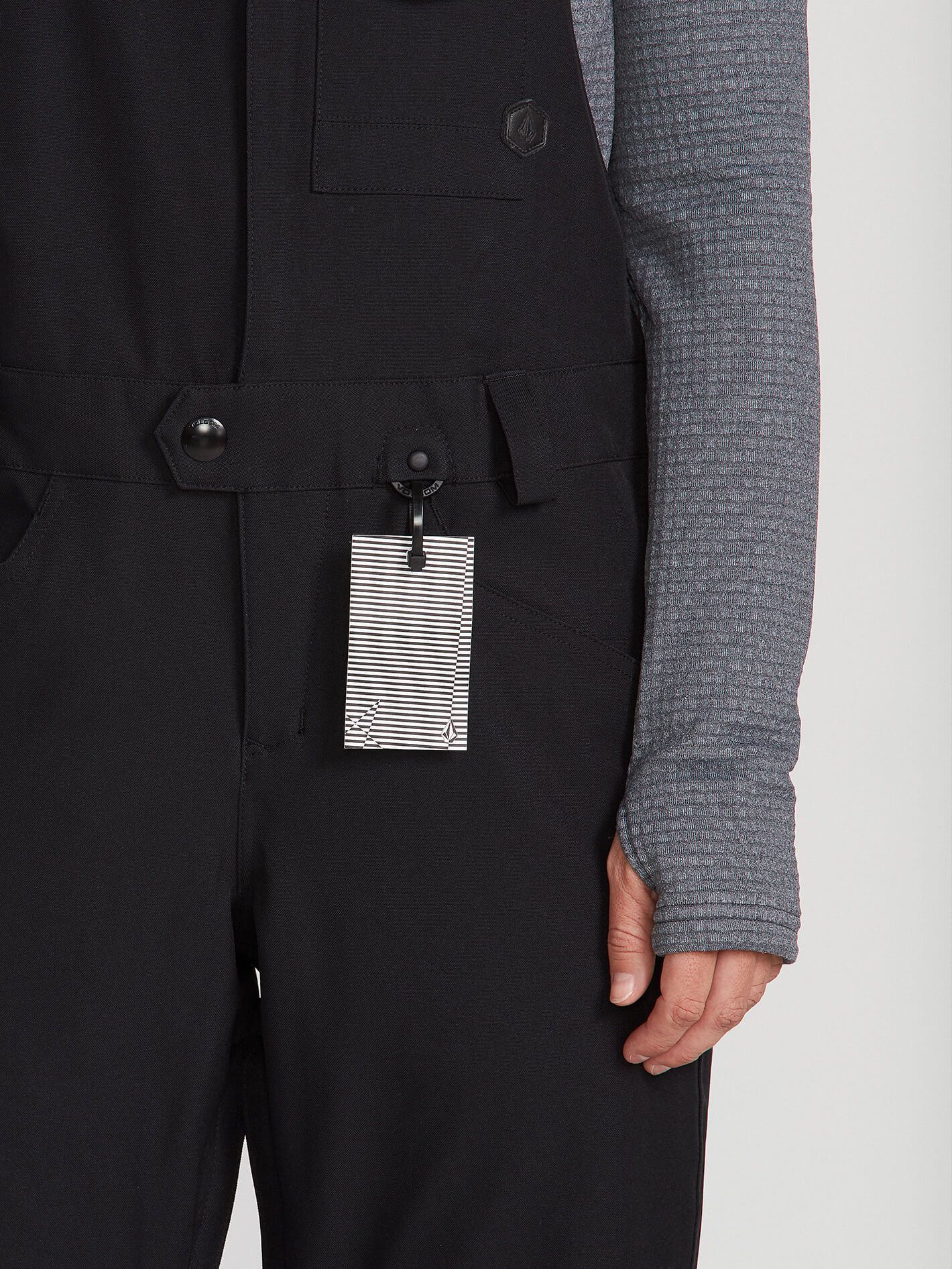 Womens Swift Bib Overall - Black