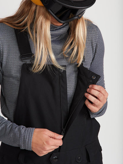 Womens Swift Bib Overall - Black