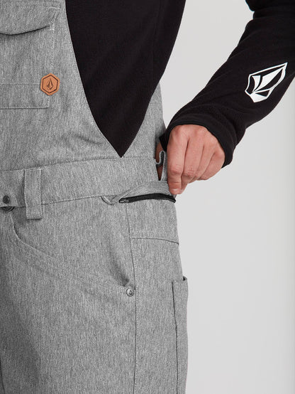 Womens Swift Bib Overall - Heather Grey