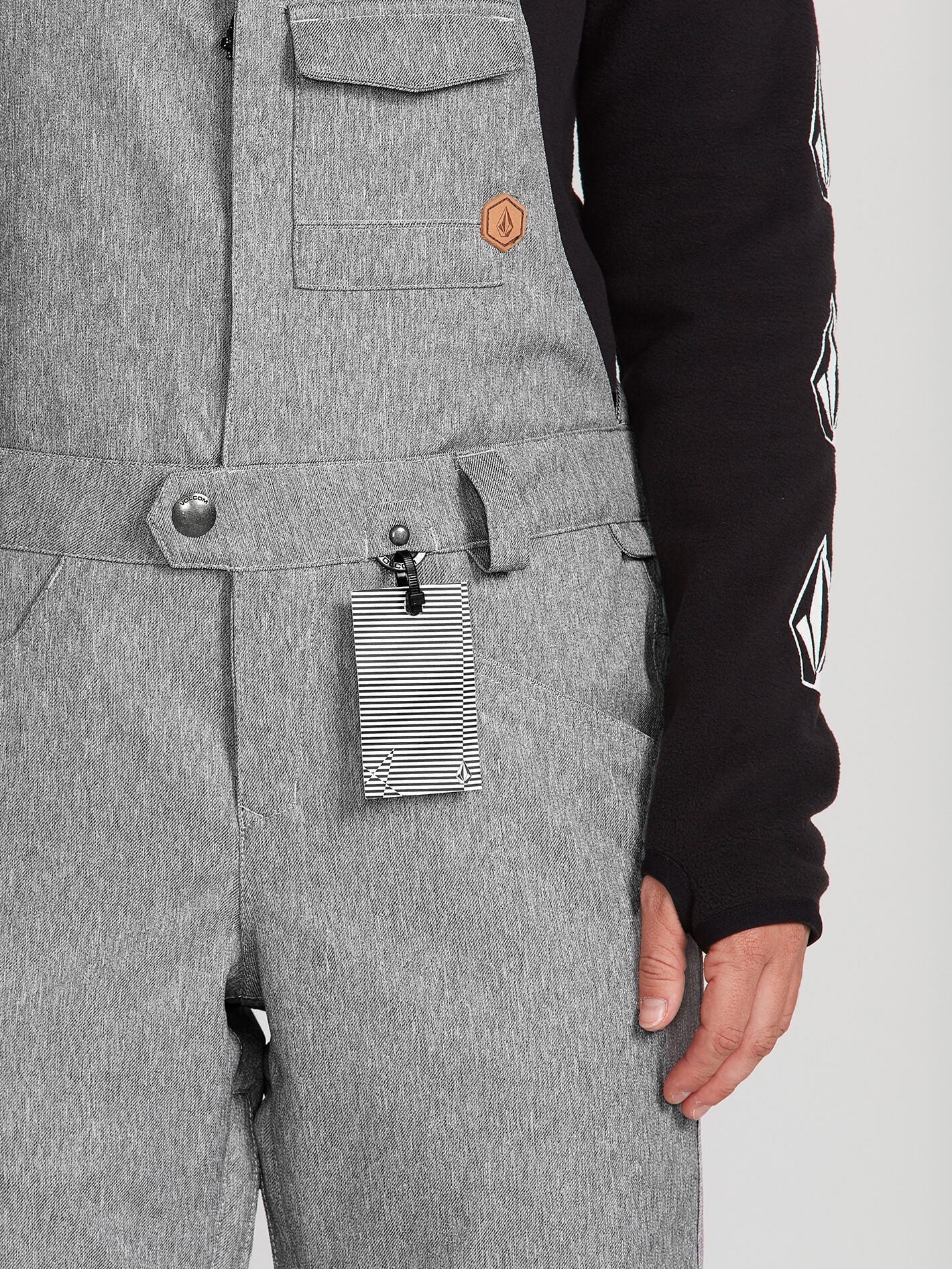 Womens Swift Bib Overall - Heather Grey