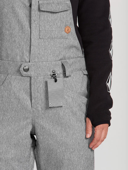 Womens Swift Bib Overall - Heather Grey