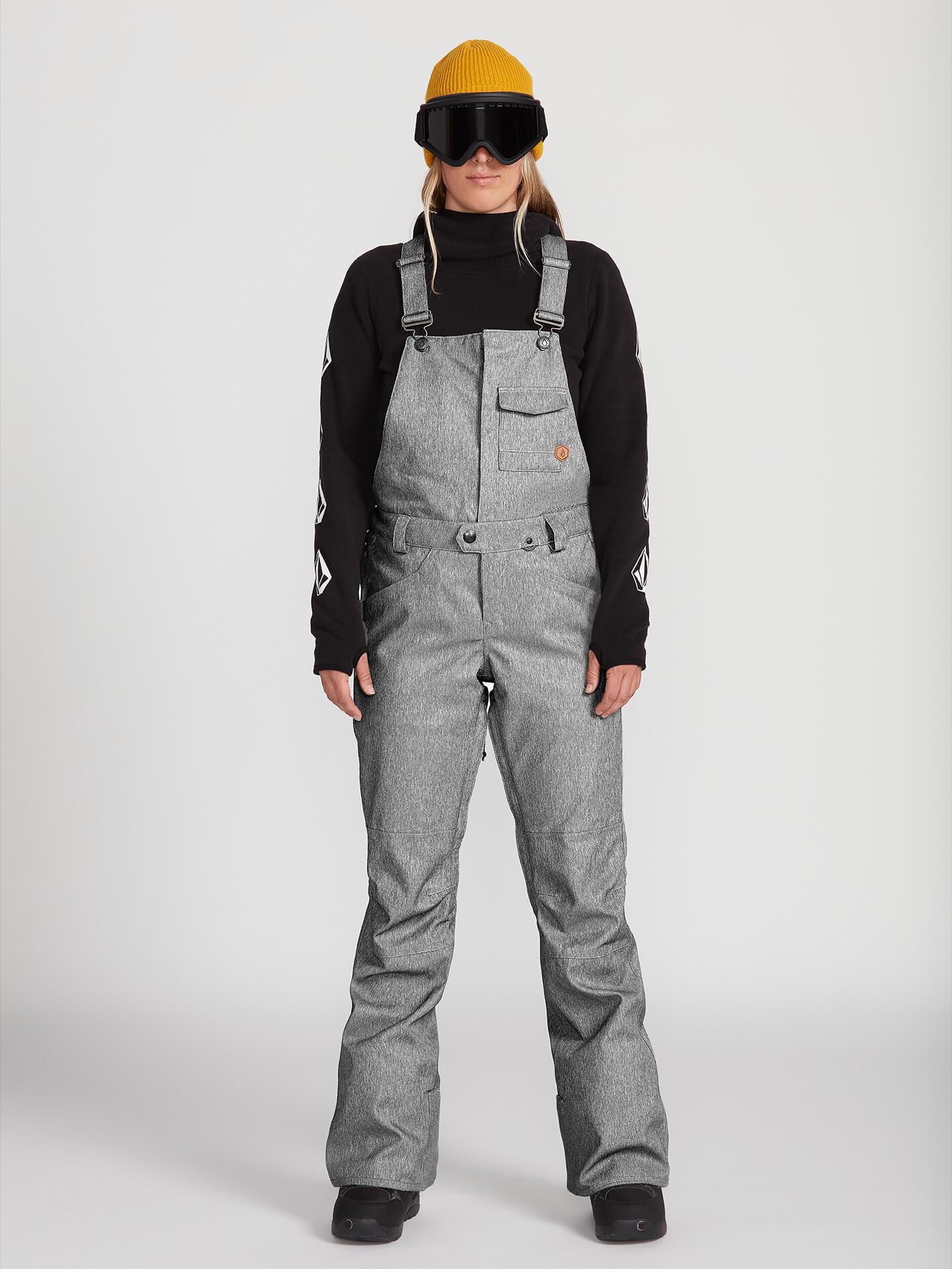 Womens Swift Bib Overall - Heather Grey