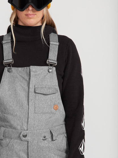 Womens Swift Bib Overall - Heather Grey