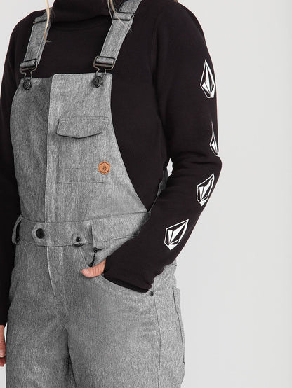 Womens Swift Bib Overall - Heather Grey