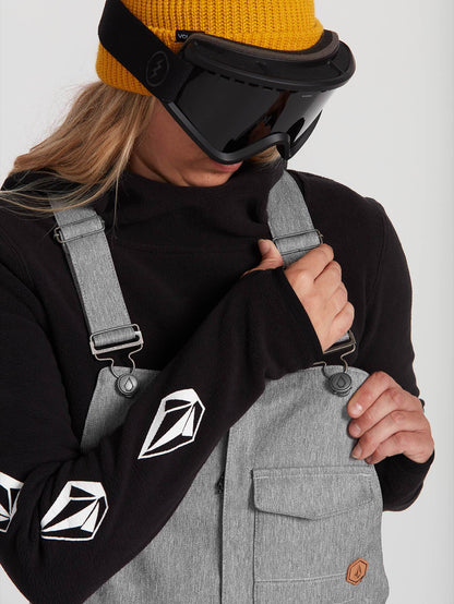 Womens Swift Bib Overall - Heather Grey