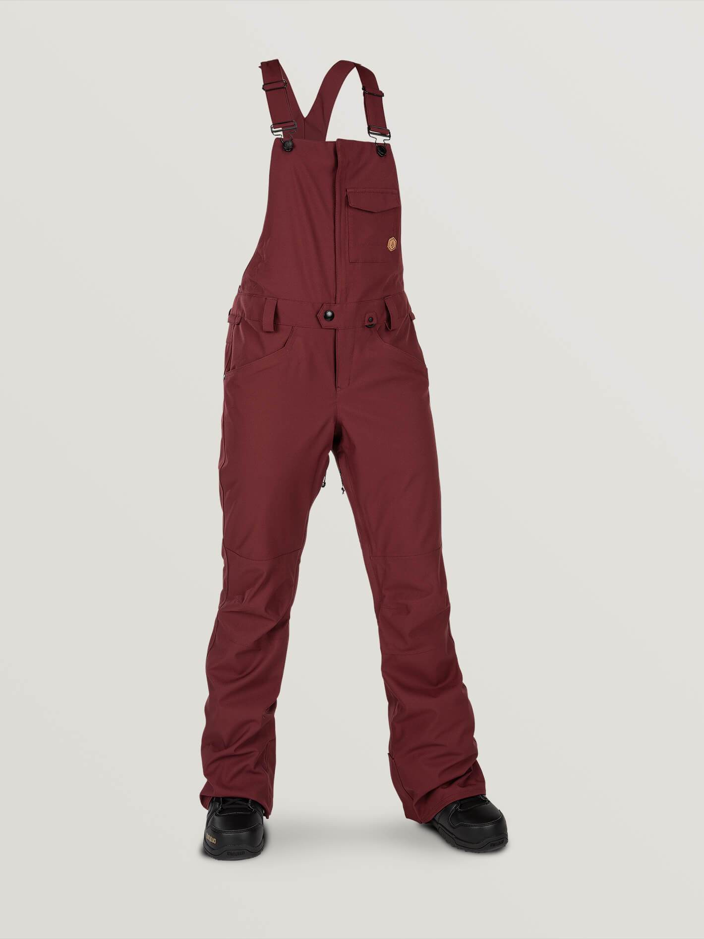 Womens Swift Bib Overall - Scarlet