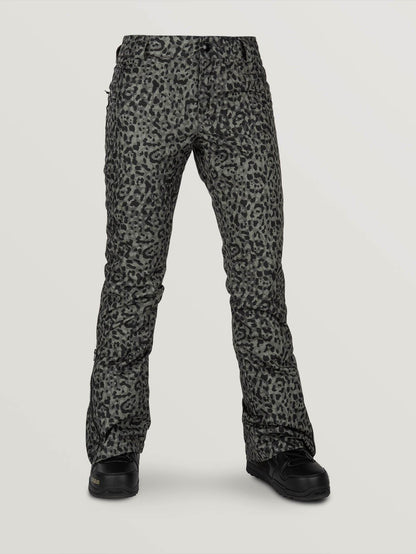 Womens Battle Stretch Pants - Leopard