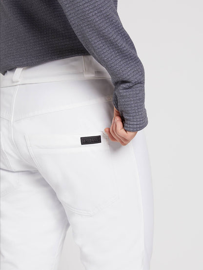 Womens Battle Stretch Pants - White