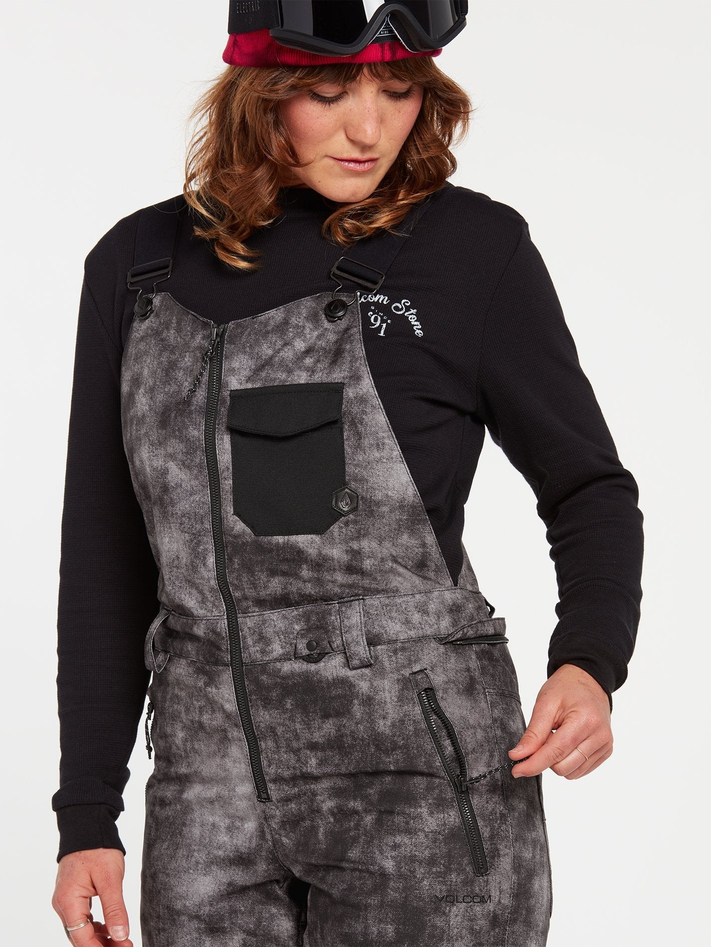 Swift Bib Overall - ACID BLACK