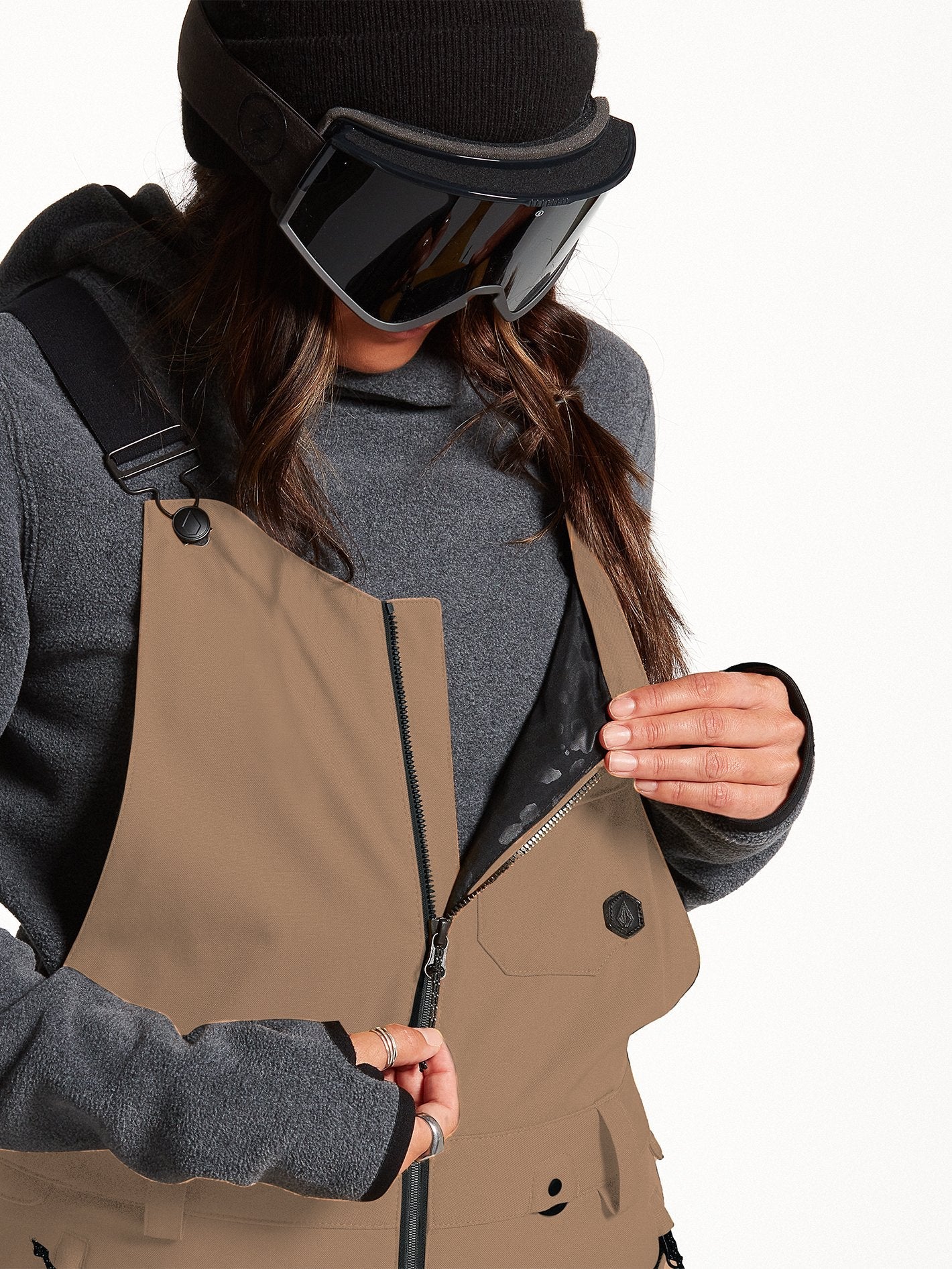 Swift Bib Overall - COFFEE