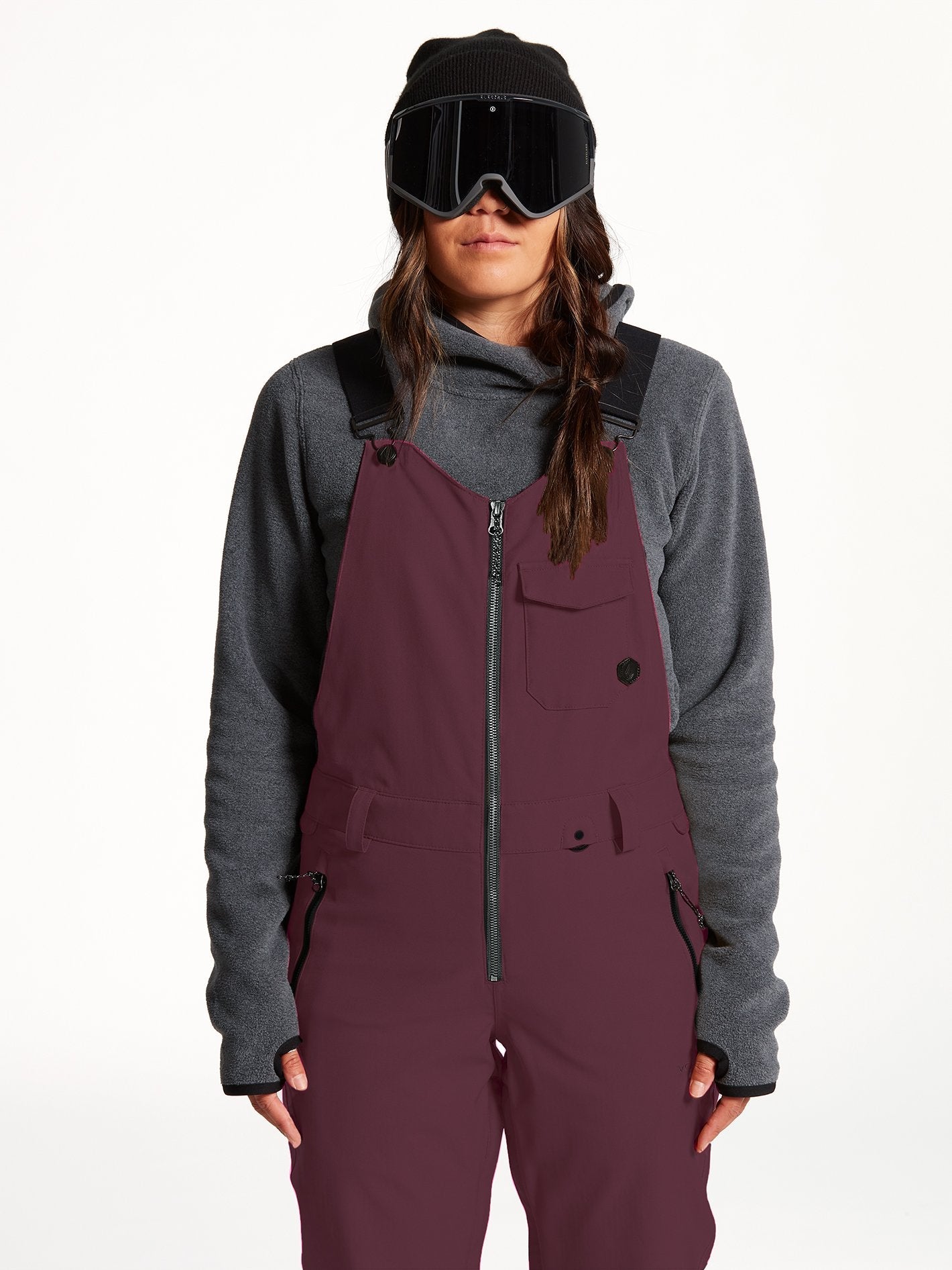 Swift Bib Overall - MERLOT
