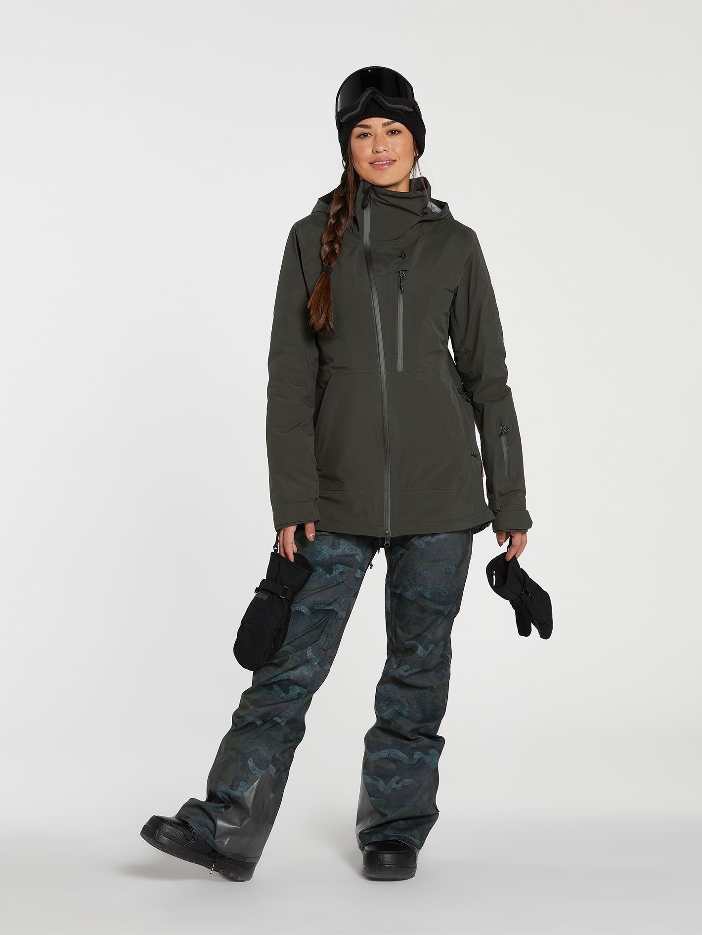 Flor Stretch Gore-Tex Trousers - COVERT GREEN