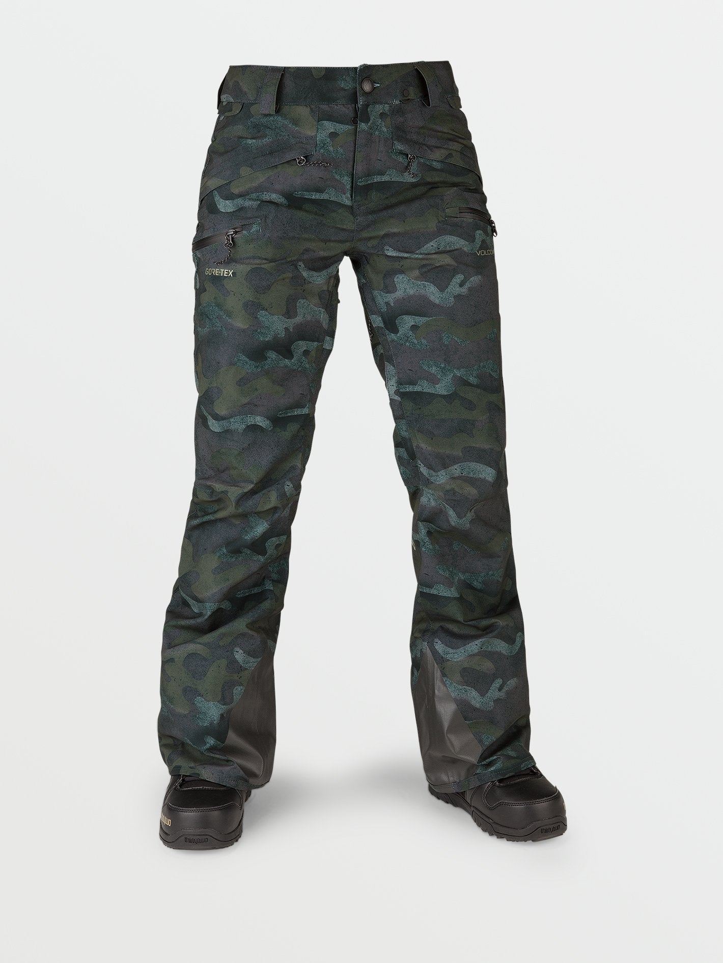 Flor Stretch Gore-Tex Trousers - COVERT GREEN