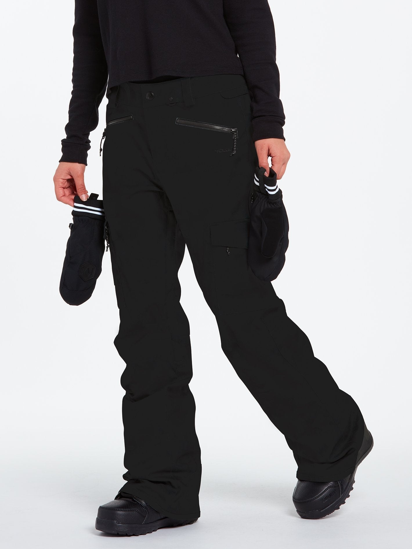 Grace Stretch Trousers - BLACK