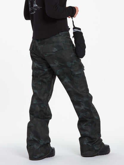 Grace Stretch Trousers - COVERT GREEN