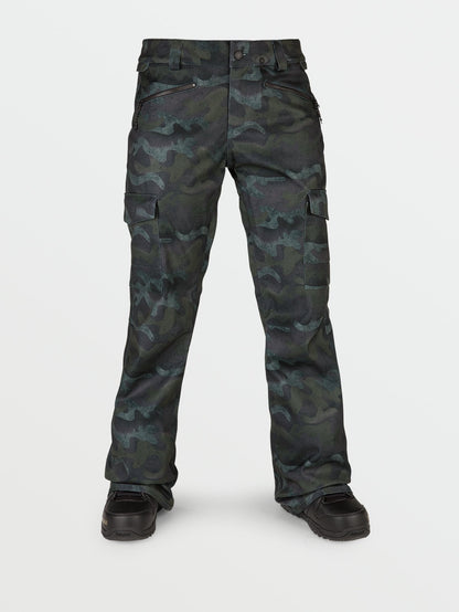 Grace Stretch Trousers - COVERT GREEN