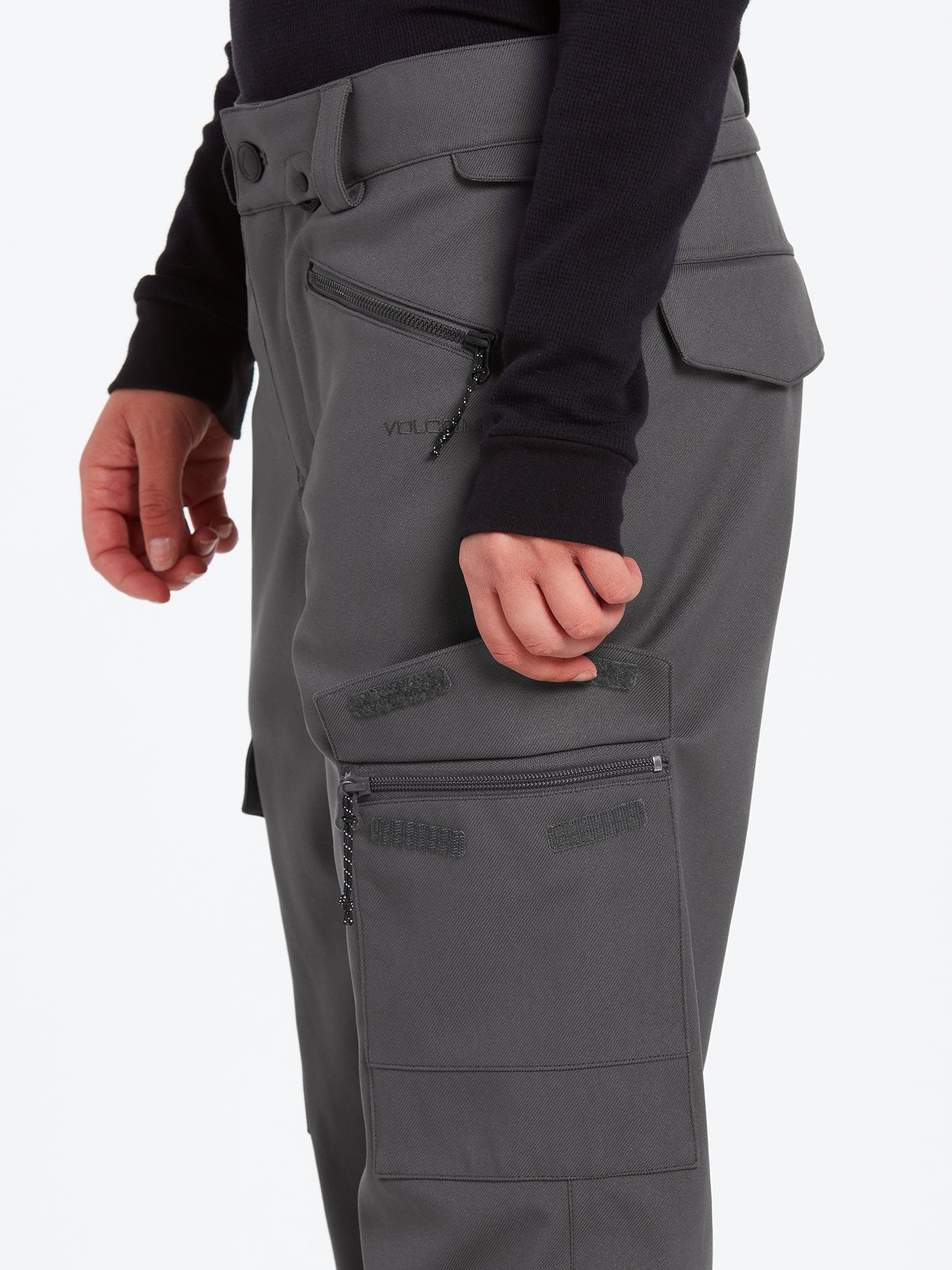Grace Stretch Trousers - DARK GREY