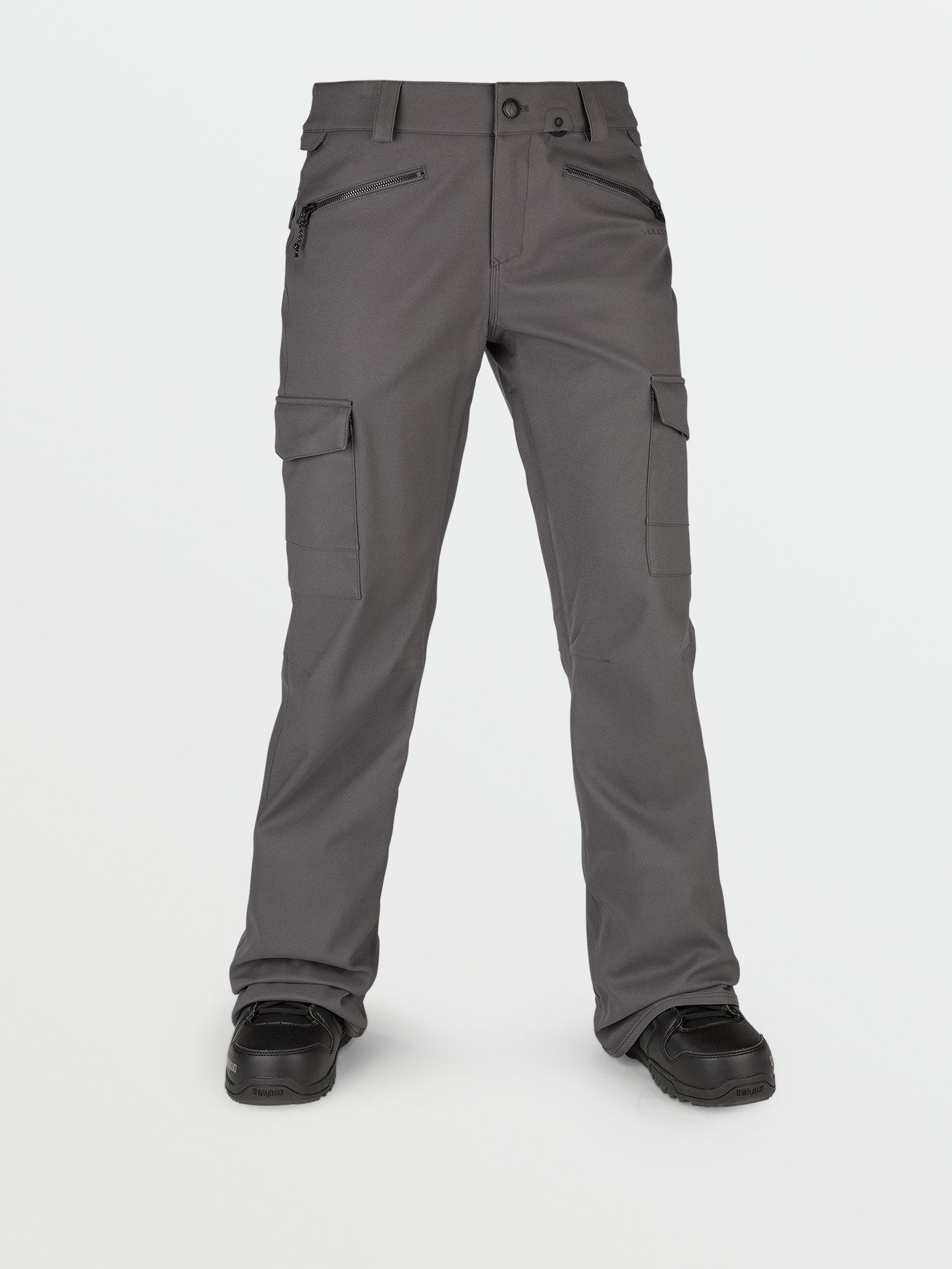 Grace Stretch Trousers - DARK GREY