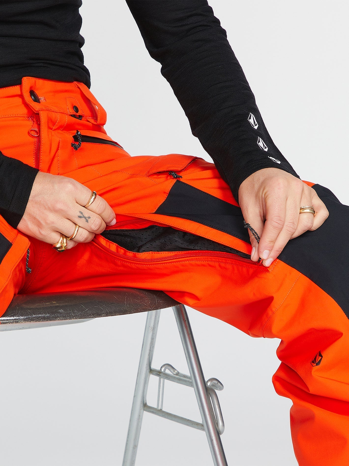 V.Co At Stretch Gore-Tex Trousers - Orange Shock