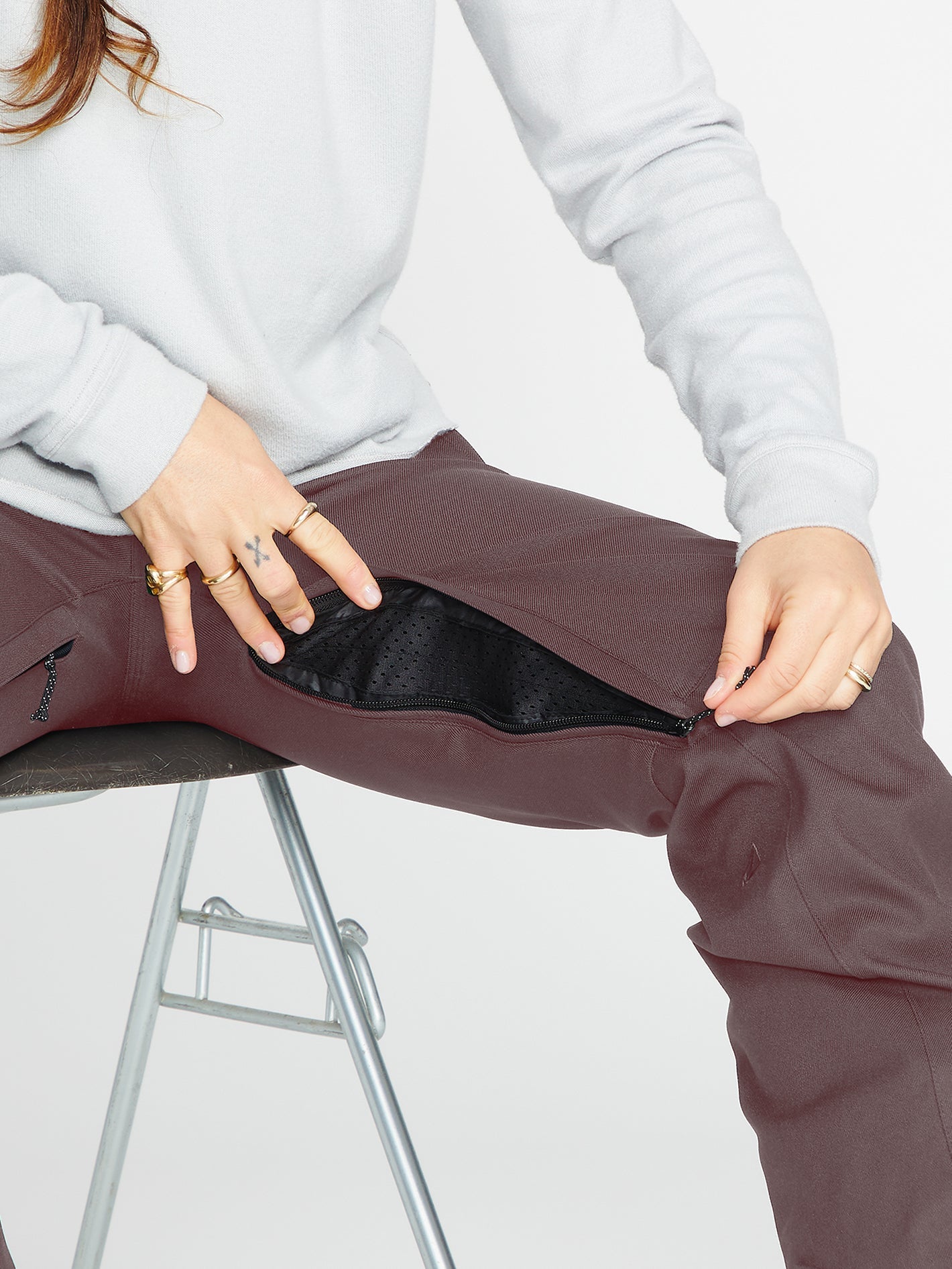Species Stretch Trousers - Rosewood