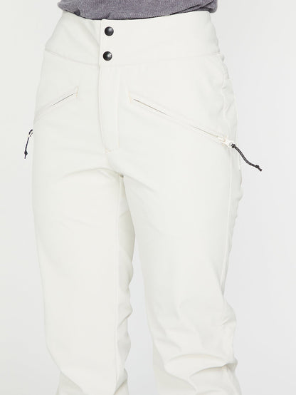Battle Stretch High Rise Trousers - Off White