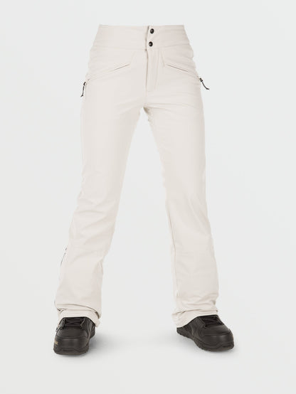 Battle Stretch High Rise Trousers - Off White