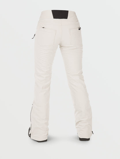 Battle Stretch High Rise Trousers - Off White