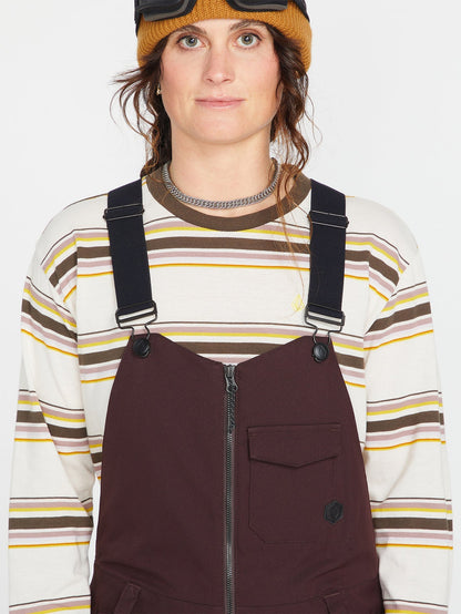 Swift Bib Overall - Black Plum