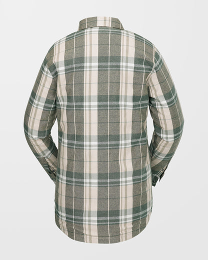 Insulated Riding Flannel Jacket - Sand