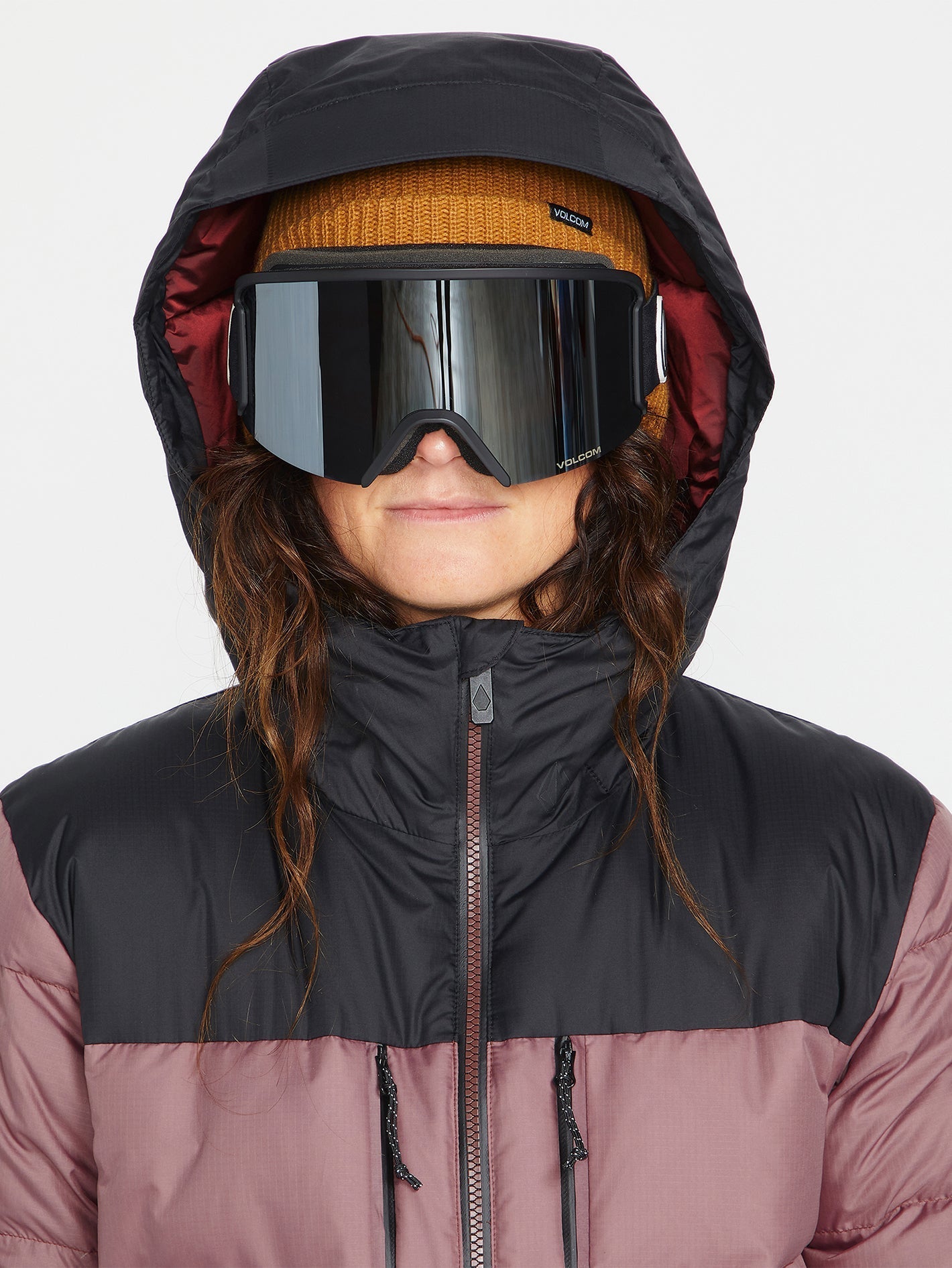 Lifted Down Jacket - Rosewood (Unisex)
