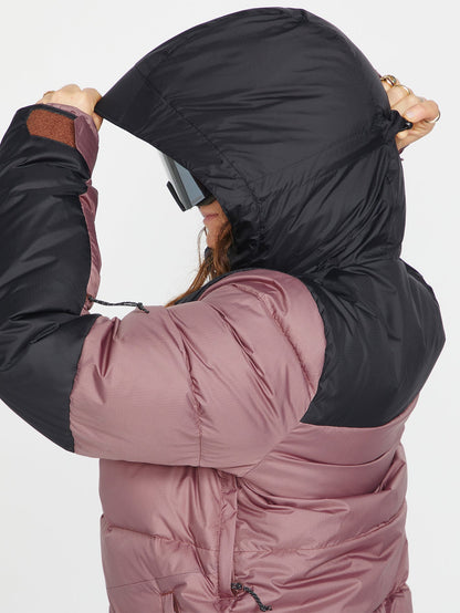 Lifted Down Jacket - Rosewood (Unisex)