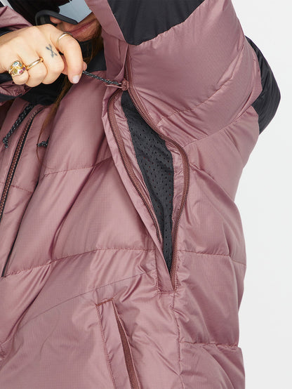 Lifted Down Jacket - Rosewood (Unisex)