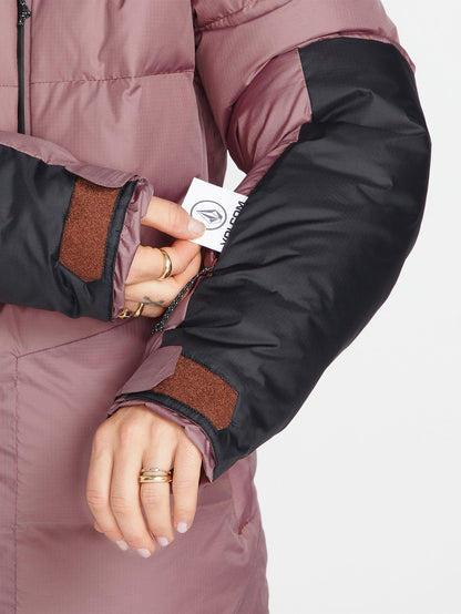 Lifted Down Jacket - Rosewood (Unisex)