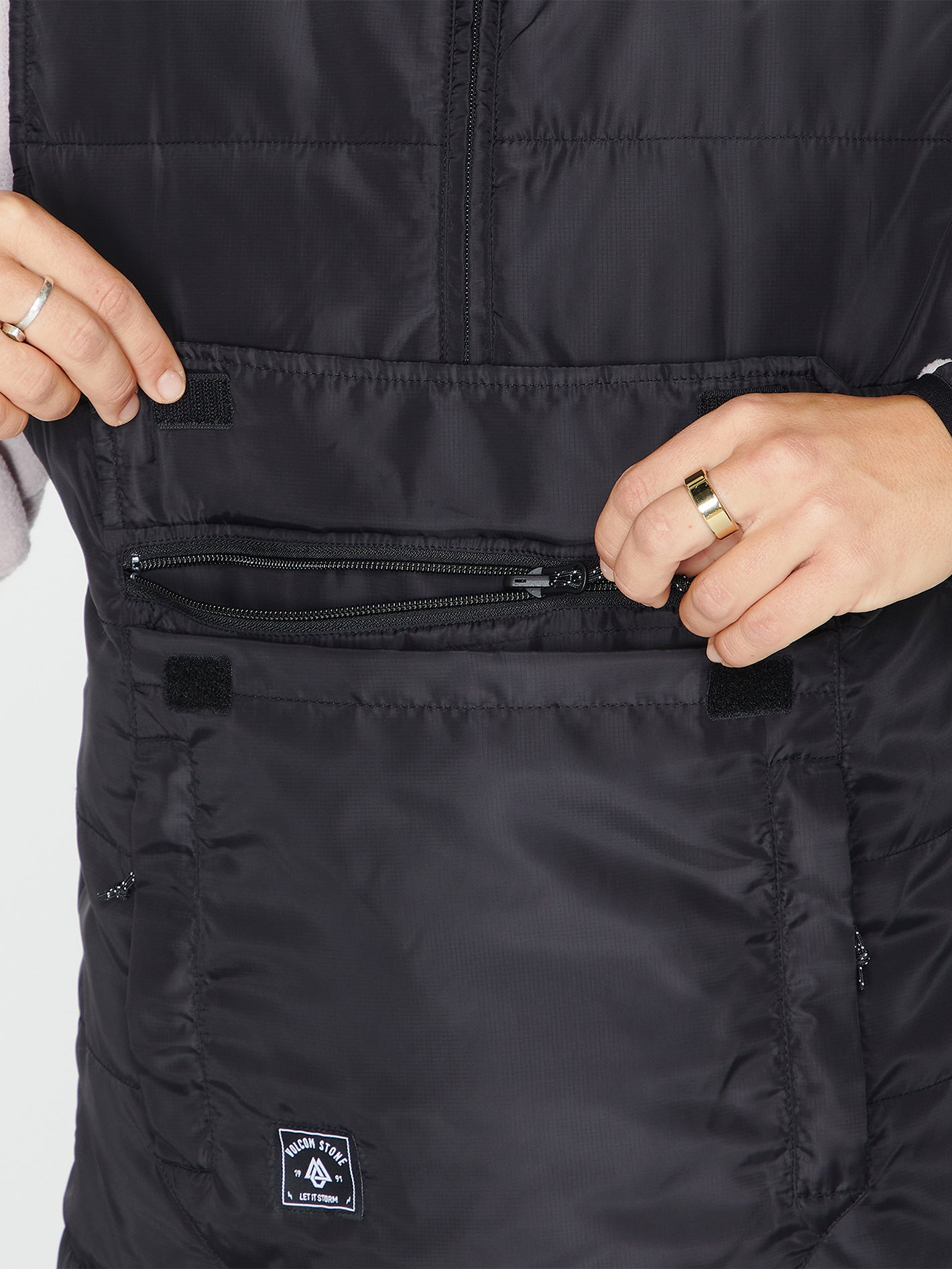 Packable Puff Vest - Black (Unisex)