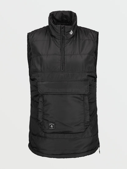 Packable Puff Vest - Black (Unisex)