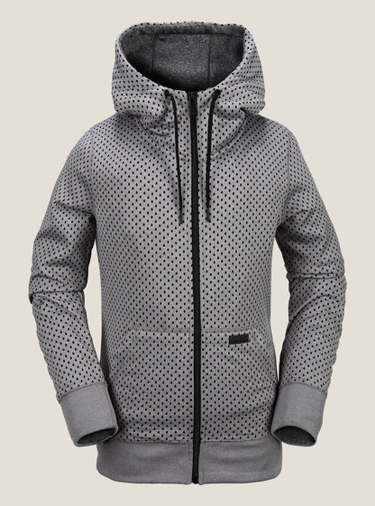 Stone Dot Fleece - Heather Grey