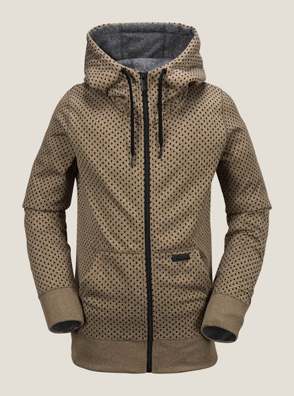 Stone Dot Fleece - Moss