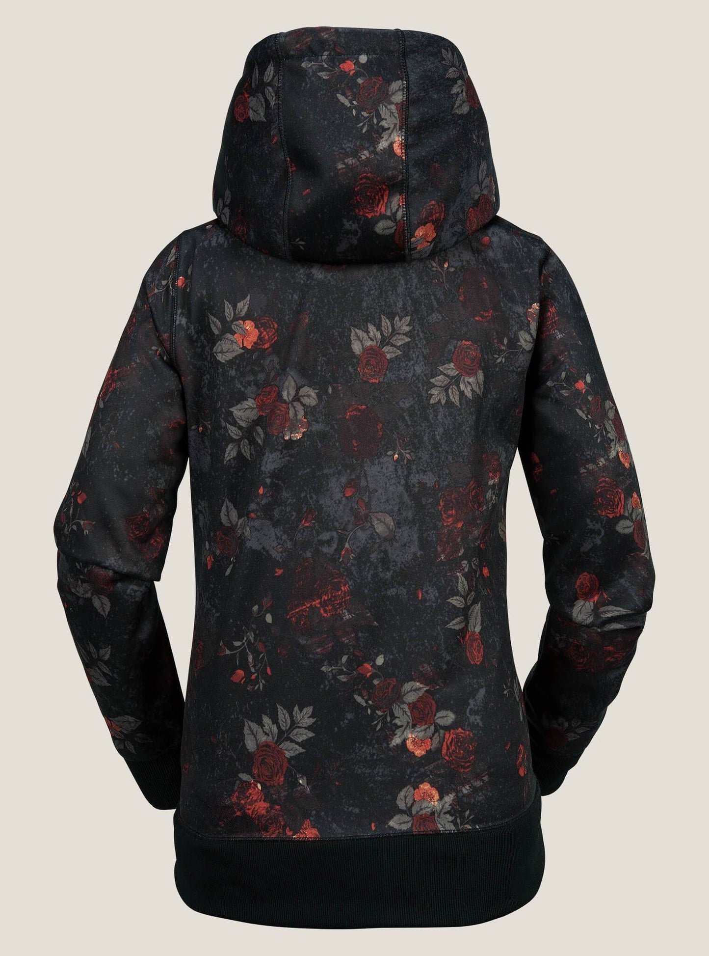 Vitro Fleece - Black Floral Print