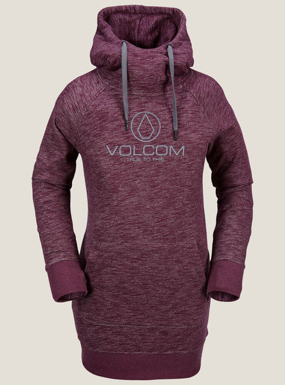 Costus Pullover Fleece - Black Red