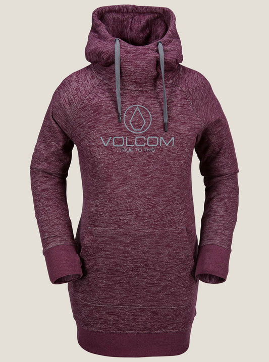 Costus Pullover Fleece - Black Red