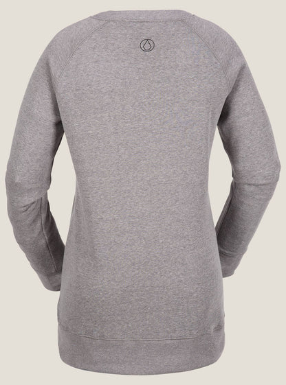 6Mile Crew Fleece - Heather Grey