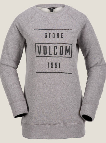 6Mile Crew Fleece - Heather Grey