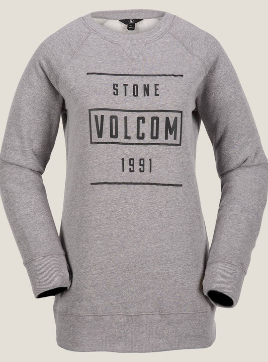 6Mile Crew Fleece - Heather Grey