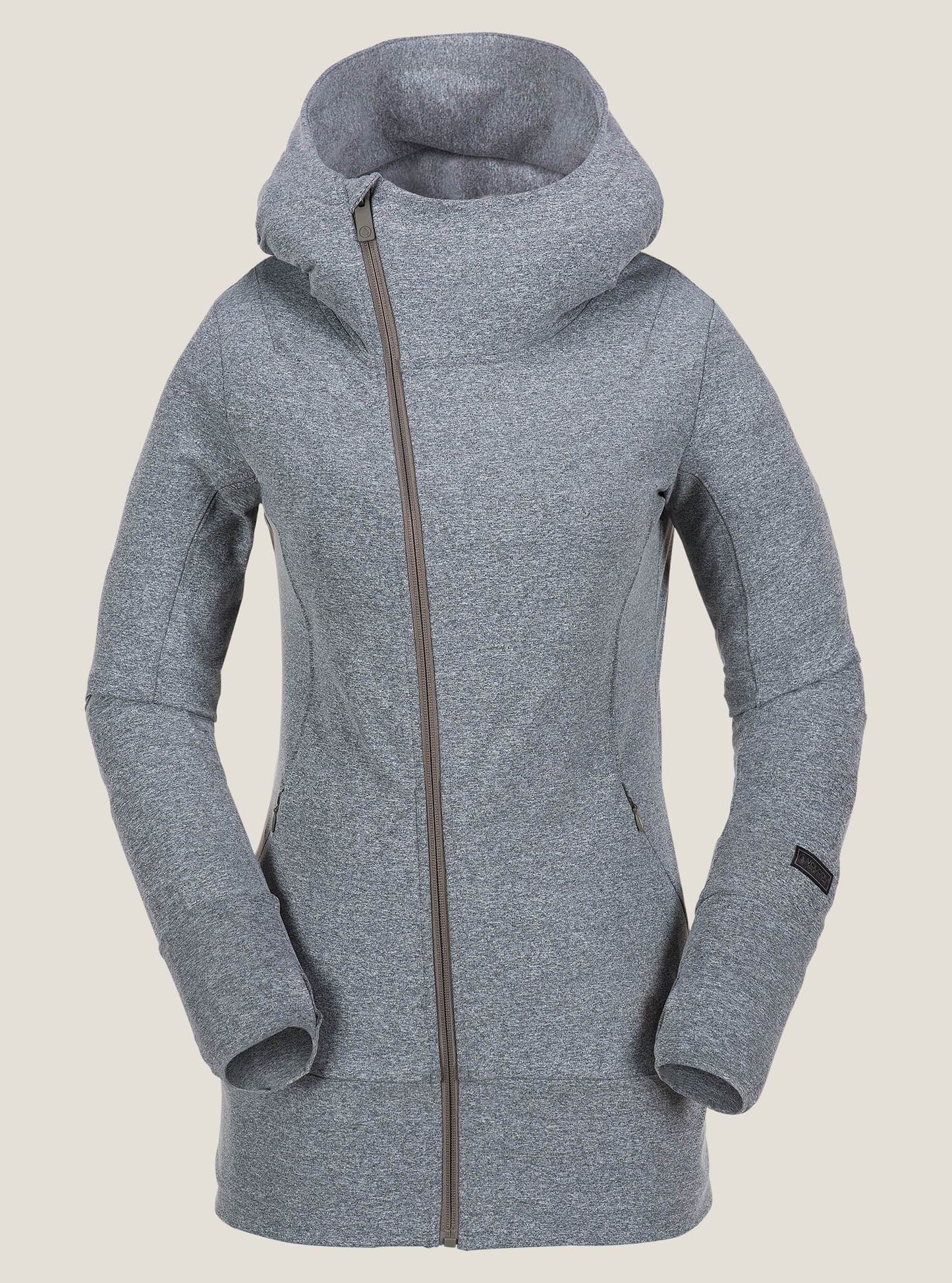 Vallican Full Zip Fleece - Heather Grey